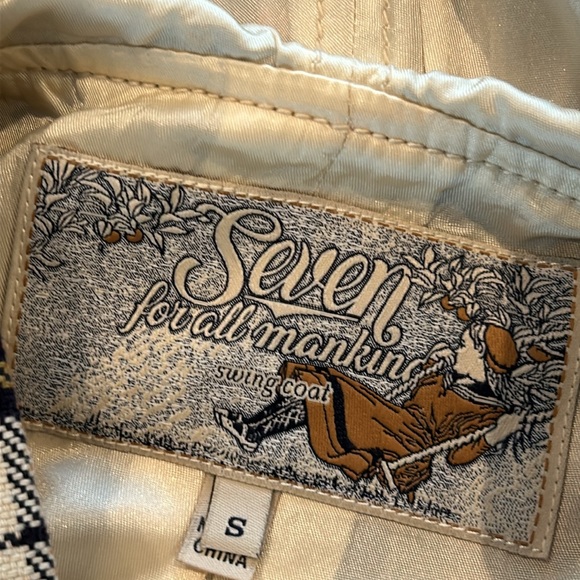 Rare Vintage 7 For All Mankind Swing Coat - Picture 5 of 16